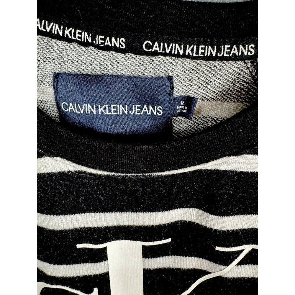 Calvin klein T Shirt Crop Top Black/White Medium Shirt - Picture 2 of 15
